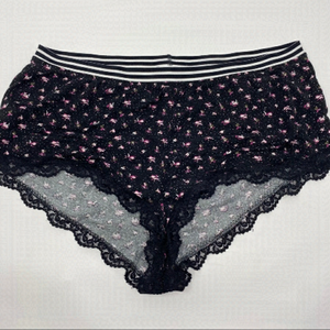 Floral High Bikini Cut Pajama/Pyjama Sleep Shorts